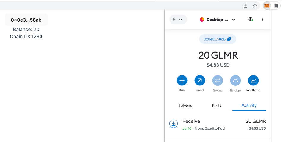 Browser Metamask