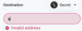 Address validation